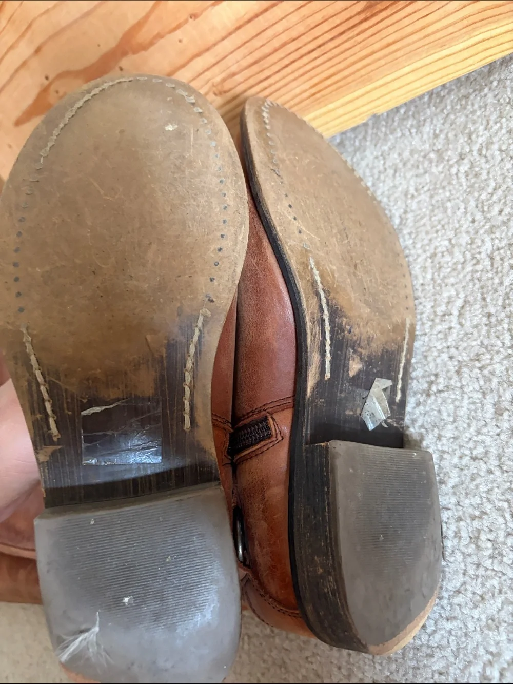 hinge Tall Riding Boots Brown - Picture 10 of 10